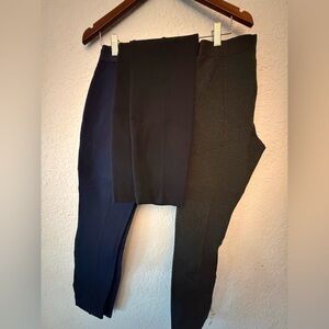 Black and Navy Leggings Set